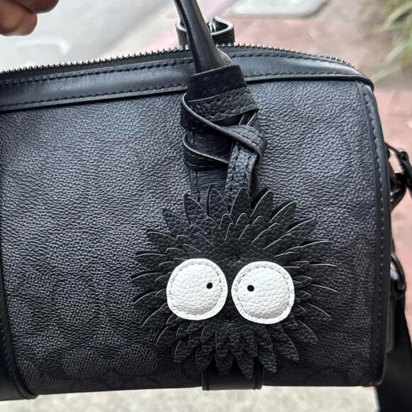 Black Briquette Bag Charm, Fashion Bag Charm for Purse Handbags Bag Accessories - Picture 2 of 10